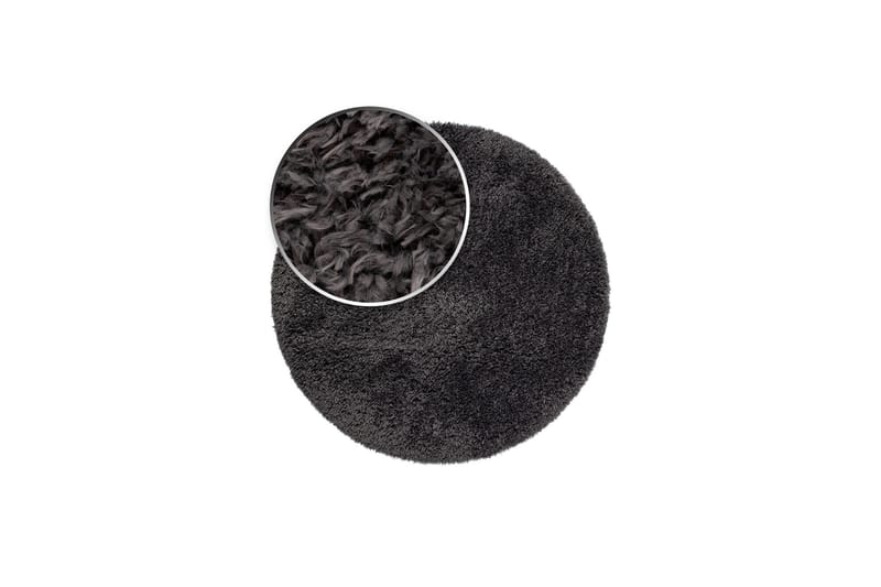 Floki Ryamatta 240 cm Rund - Antracit - Textilier & mattor - Mattor - Modern matta - Ryamattor