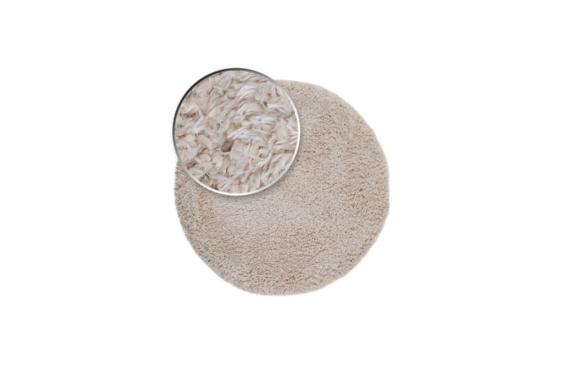 Floki Ryamatta 240 cm Rund - Vit - Textilier & mattor - Mattor - Modern matta - Ryamattor