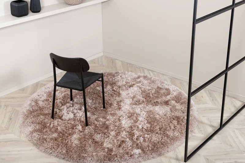 Grace Ryamatta Rund 200 cm - Beige - Textilier & mattor - Mattor - Modern matta - Ryamattor