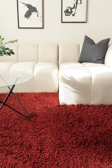 Handvävd Matta Sorrento 160x230 cm - Marsala - Textilier & mattor - Mattor - Modern matta - Ryamattor