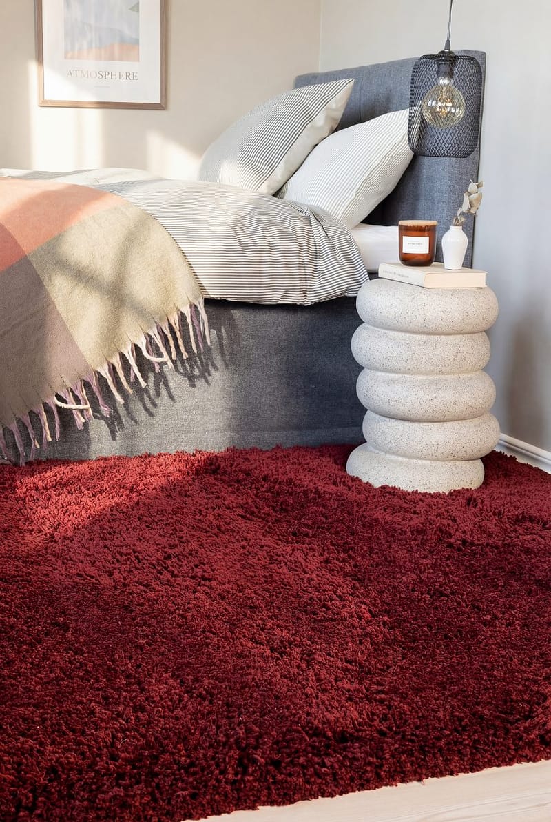 Handvävd Matta Sorrento 160x230 cm - Marsala - Textilier & mattor - Mattor - Modern matta - Ryamattor