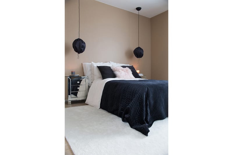 Hattara Matta Rund 160 cm Vit - VM Carpets - Textilier & mattor - Mattor - Modern matta - Ryamattor