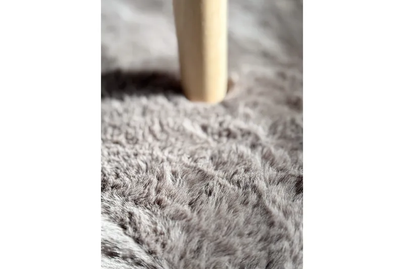 Heaven Ryamatta 200 cm Rund Antracit - Antracit - Textilier & mattor - Mattor - Modern matta - Ryamattor