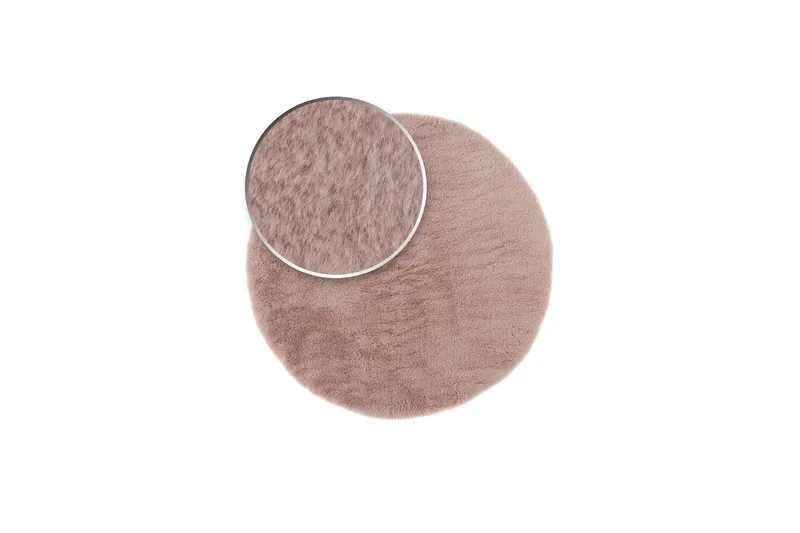 Heaven Ryamatta 200 cm Rund - Rosa - Textilier & mattor - Mattor - Modern matta - Ryamattor