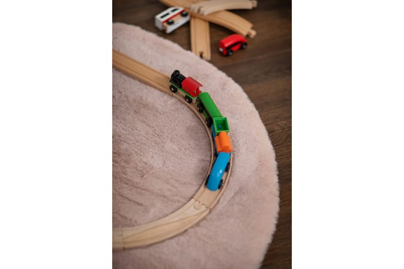 Heaven Ryamatta 200 cm Rund - Rosa - Textilier & mattor - Mattor - Modern matta - Ryamattor