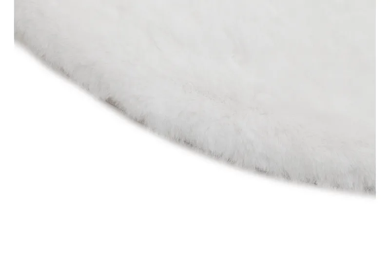 Heaven Ryamatta 200 cm Rund Vit - Vit - Textilier & mattor - Mattor - Modern matta - Ryamattor