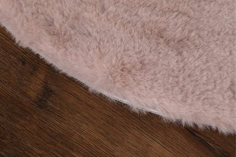 Heaven Ryamatta 80 cm Rund - Rosa - Textilier & mattor - Mattor - Modern matta - Ryamattor