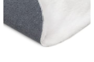 Heaven Ryamatta Vit rund 160 - Vit - Textilier & mattor - Mattor - Modern matta - Ryamattor