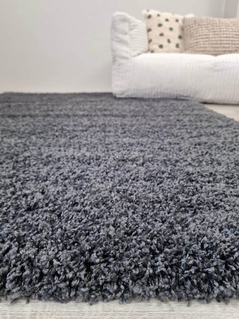 Lounge Ryamatta 160x230 cm Rektangulär - Grafit - Textilier & mattor - Mattor - Modern matta - Ryamattor