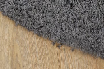Lounge Ryamatta 200 cm Rund - Grafit - Textilier & mattor - Mattor - Modern matta - Ryamattor