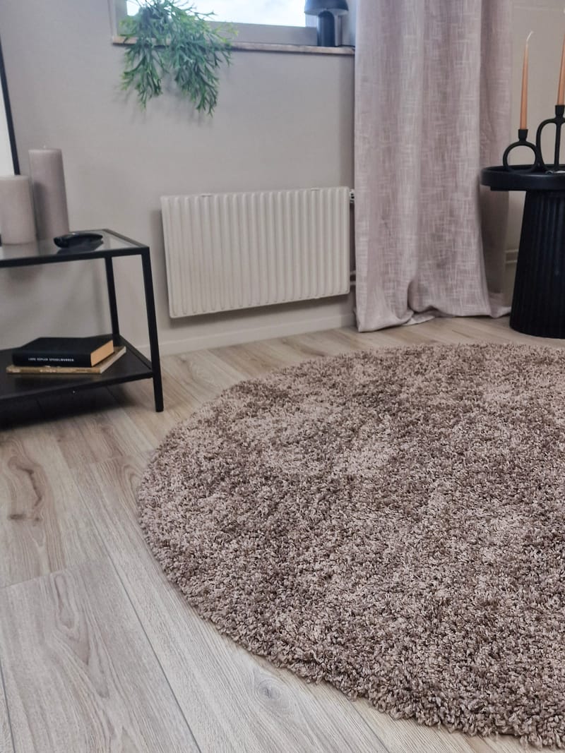 Lounge Ryamatta 200 cm Rund - Textilier & mattor - Mattor - Modern matta - Ryamattor