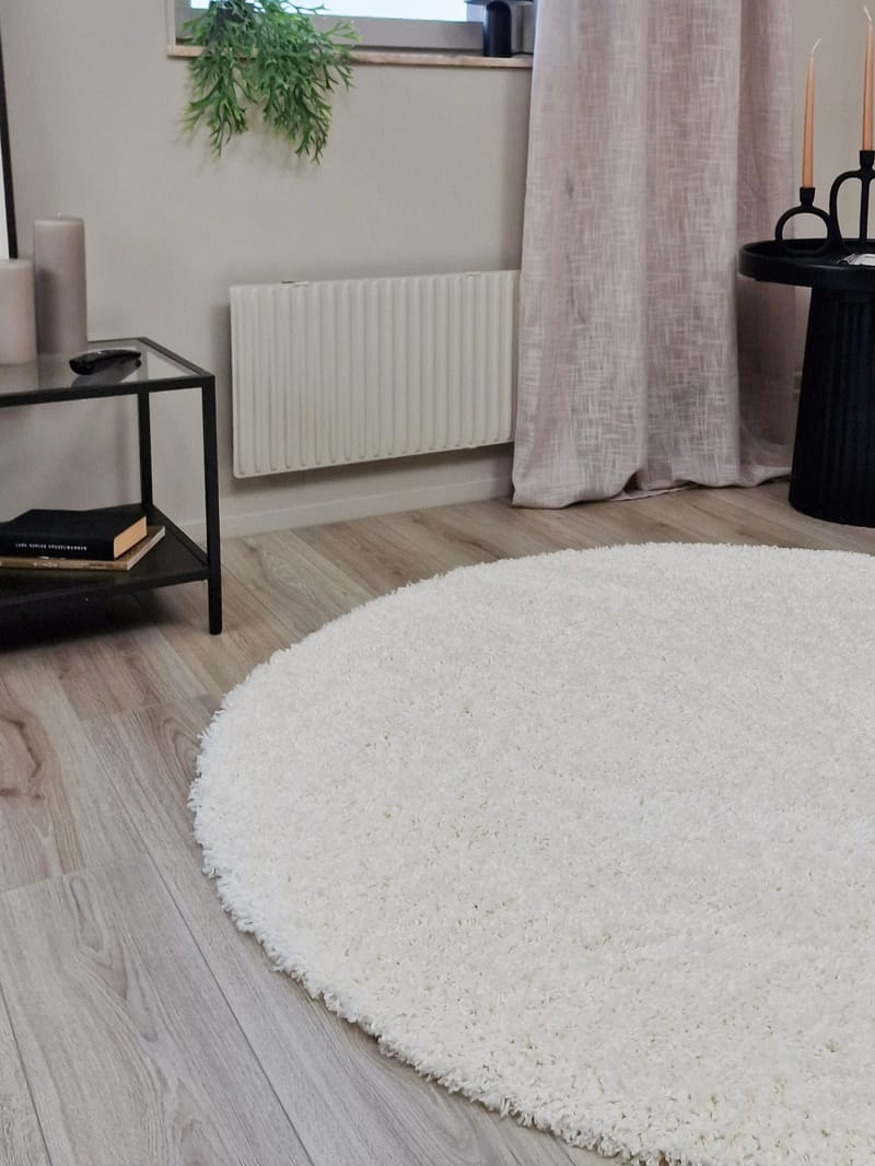 Lounge Ryamatta 200 cm Rund - Textilier & mattor - Mattor - Modern matta - Ryamattor