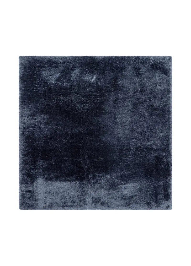 Maskinvävd Matta Novelle Kravdratisk 240x240 cm, Blå