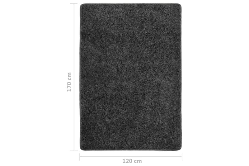Matta mörkgrå 120x170 cm halkfri - Grå - Ryamattor