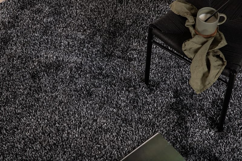 Mattis Matta Rund 200 cm - Antracitgrå - Textilier & mattor - Mattor - Modern matta - Ryamattor