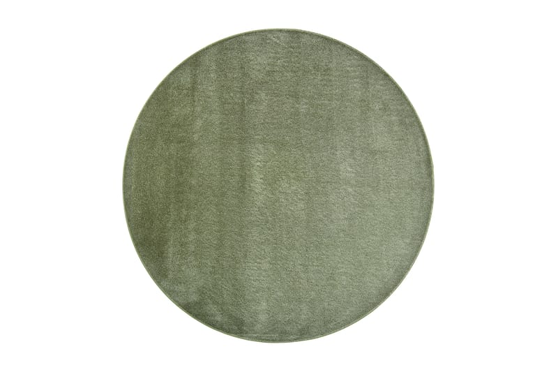 SATINE Matta Rund 133 cm Grön - Vm Carpet - Textilier & mattor - Mattor - Modern matta - Ryamattor