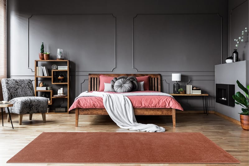 Sheraton Ryamatta Rektangulär 140x200 cm - Terracotta - Textilier & mattor - Mattor - Modern matta - Ryamattor