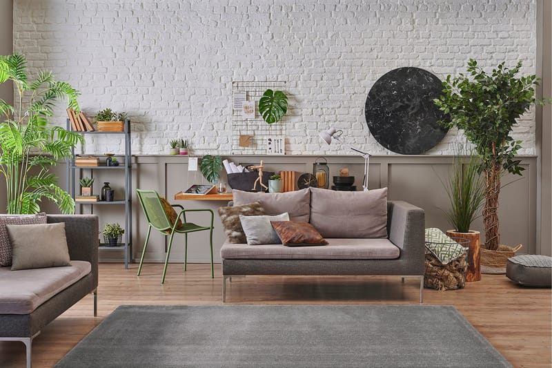 Sheraton Ryamatta Rektangulär 160x230 cm - Grå - Textilier & mattor - Mattor - Modern matta - Ryamattor