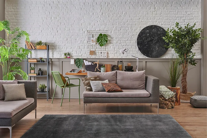 Sheraton Ryamatta Rektangulär 160x230 cm - Grafit - Textilier & mattor - Mattor - Modern matta - Ryamattor