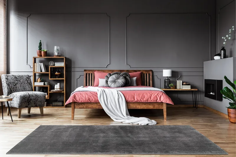 Sheraton Ryamatta Rektangulär 160x230 cm - Grafit - Textilier & mattor - Mattor - Modern matta - Ryamattor