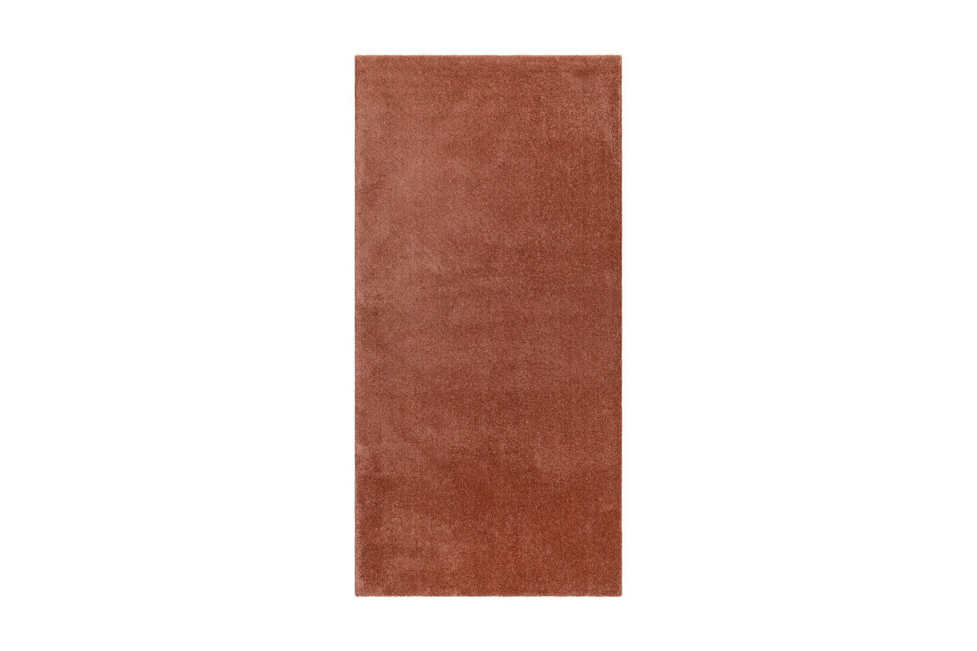 sheraton ryamatta rektangulär 60x115 cm - terracotta