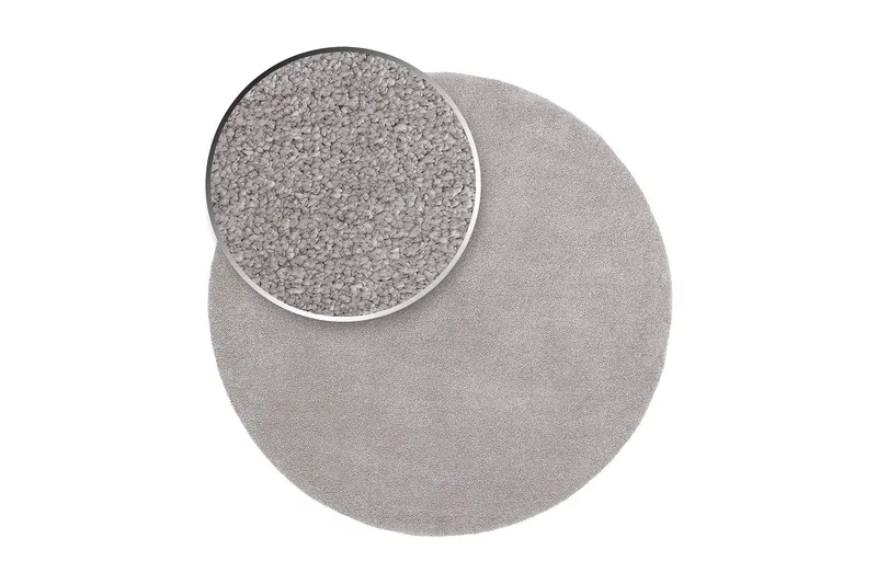 Sheraton Ryamatta Rund 120 cm - Silver - Textilier & mattor - Mattor - Modern matta - Ryamattor
