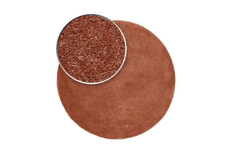 Sheraton Ryamatta Rund 200 cm - Terracotta - Textilier & mattor - Mattor - Modern matta - Ryamattor