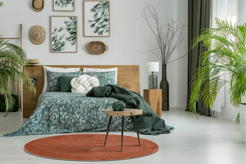 Sheraton Ryamatta Rund 240 cm - Terracotta - Textilier & mattor - Mattor - Modern matta - Ryamattor