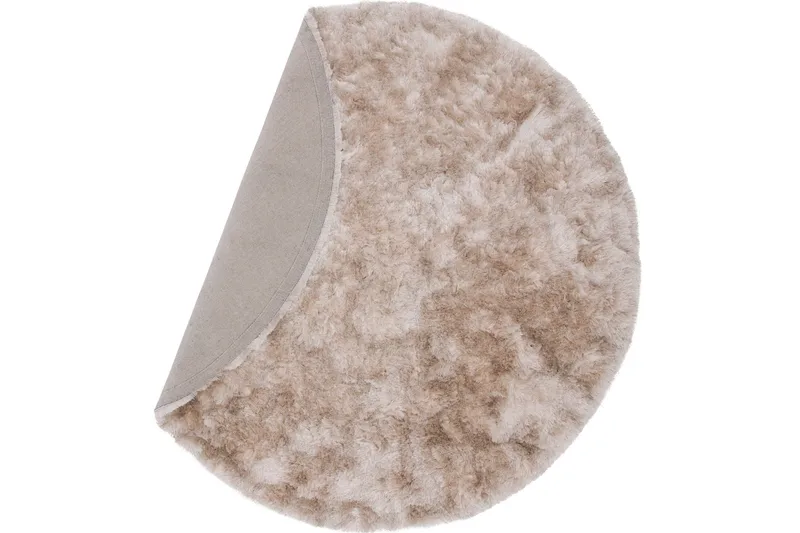 Shiva Ryamatta Rund 200 cm - Champagne - Textilier & mattor - Mattor - Modern matta - Ryamattor