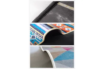 Sabrina Bomullsmatta 100x300 cm Rektangulär - Grå - Textilier & mattor - Mattor - Modern matta - Bomullsmattor