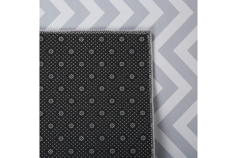 Saikheda Gångmatta 80x200 cm - Svart/Vit - Textilier & mattor - Mattor - Modern matta - Gångmattor