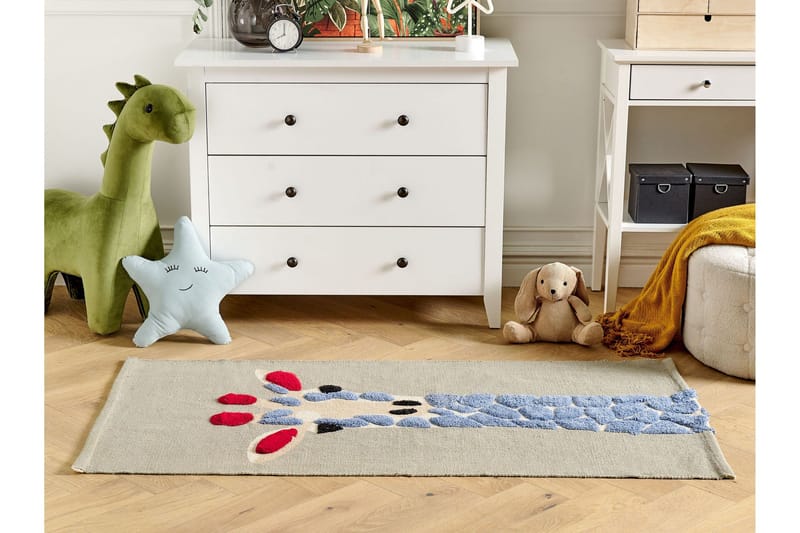 Sakubo Bomullsmatta 80x150 cm - Grå - Textilier & mattor - Mattor - Modern matta - Bomullsmattor