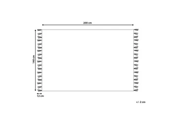 Sanliurfa Ryamatta 140x200 cm - Beige - Textilier & mattor - Mattor - Modern matta - Ryamattor