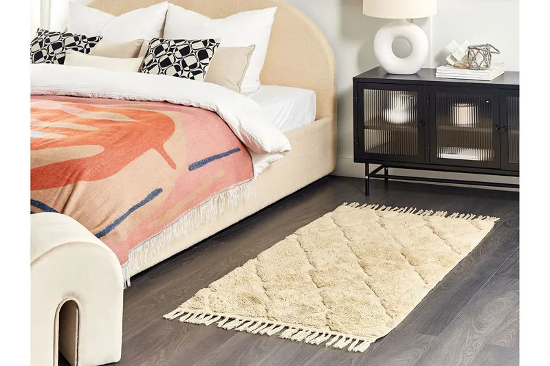 Sanliurfa Ryamatta 80x150 cm - Beige - Textilier & mattor - Mattor - Modern matta - Ryamattor