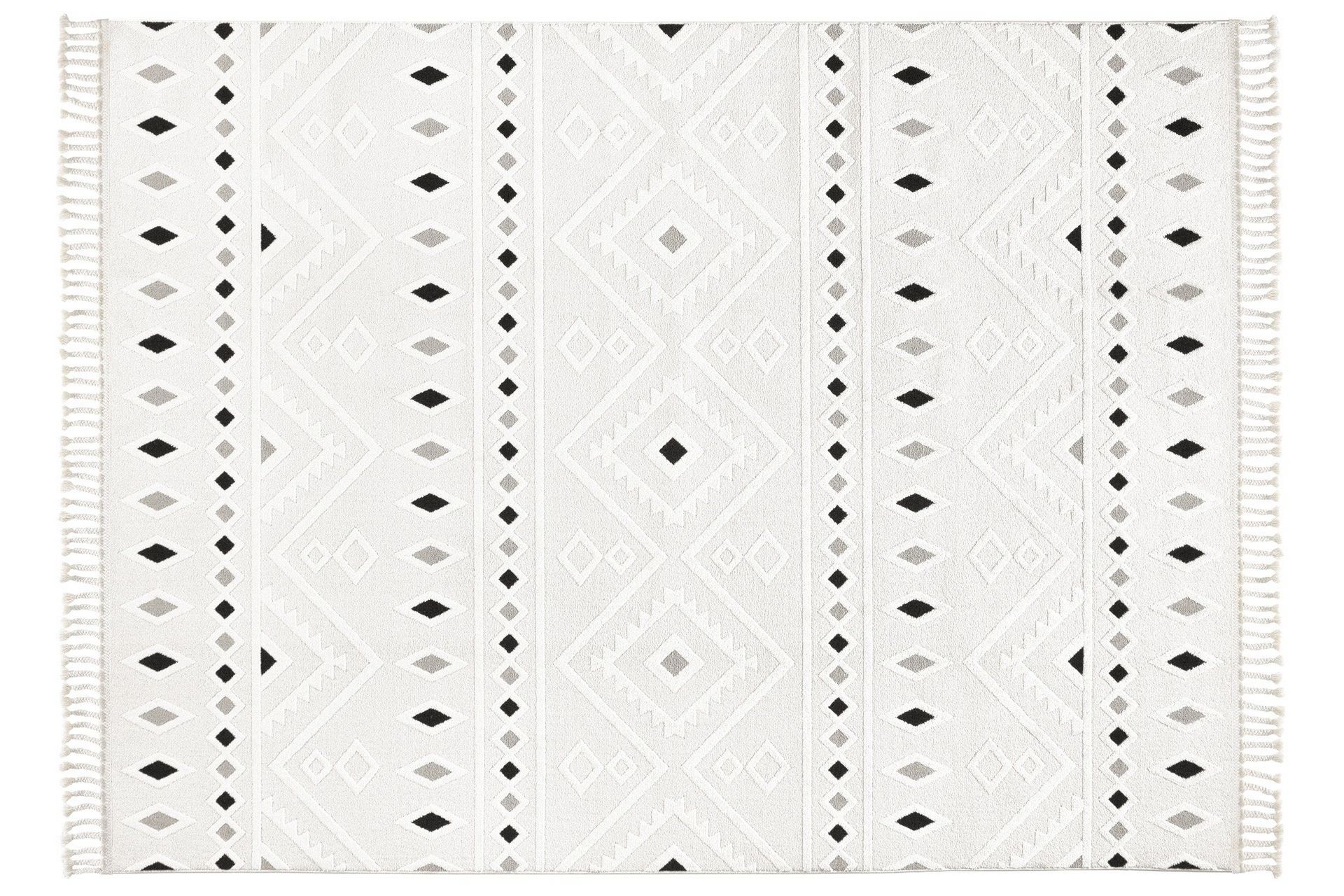 Santorini Wiltonmatta 100x200 Rektangulär Creme/Grå - Textilier & mattor - Mattor - Modern matta - Wiltonmattor