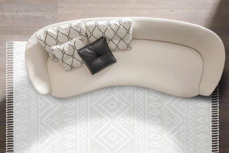 Santorini Wiltonmatta 120x180 Rektangulär Creme - Textilier & mattor - Mattor - Modern matta - Friezemattor