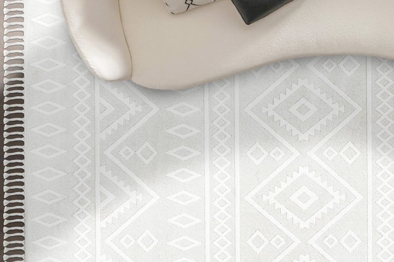 Santorini Wiltonmatta 120x180 Rektangulär Creme - Textilier & mattor - Mattor - Modern matta - Friezemattor