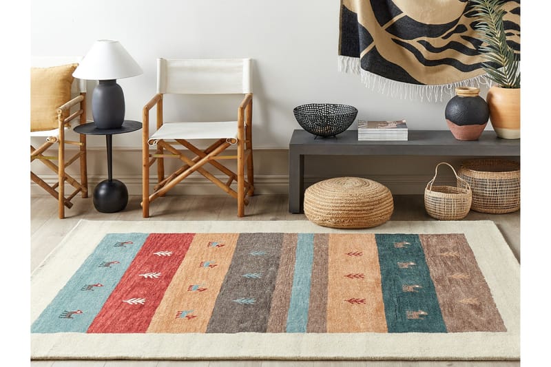 Sarilar Ryamatta 160x230 cm Röd - Textilier & mattor - Mattor - Modern matta - Ryamattor