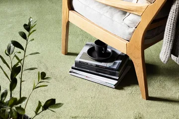 Satine Matta 80x200 cm Grön - Vm Carpet - Textilier & mattor - Mattor - Modern matta - Ryamattor