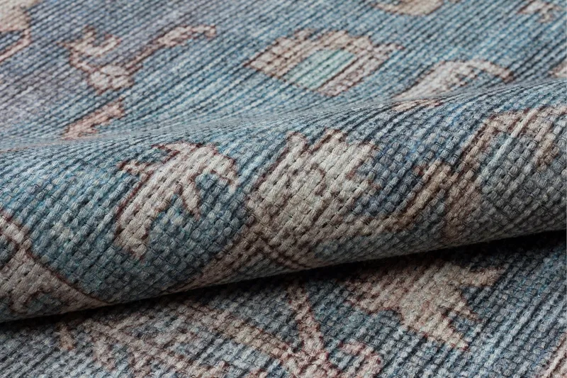 Saveh Wiltonmatta 160x230 cm Rektangulär - Blå - Textilier & mattor - Mattor - Modern matta - Friezemattor