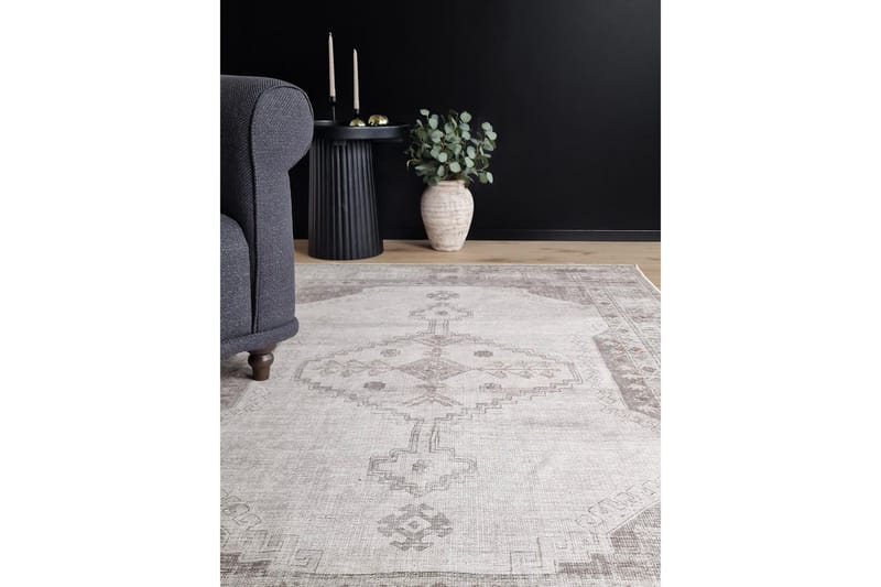 Saveh Wiltonmatta 240x340 cm Rektangulär - Creme - Textilier & mattor - Mattor - Modern matta - Friezemattor