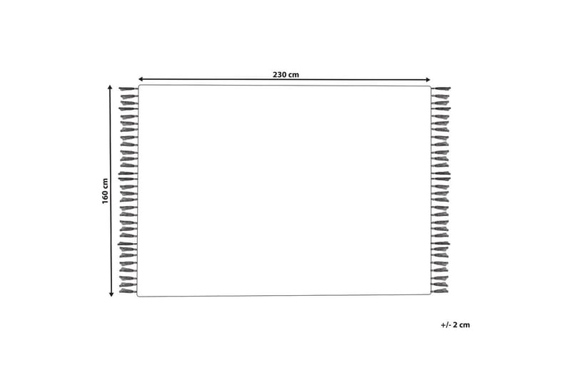 Savuca Ullmatta 160x230 cm Svart/Vit - Textilier & mattor - Mattor - Modern matta - Ullmattor