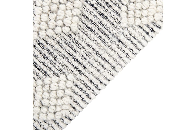 Savur Ullmatta 160x230 cm - Svart/Vit - Textilier & mattor - Mattor - Modern matta - Ullmattor