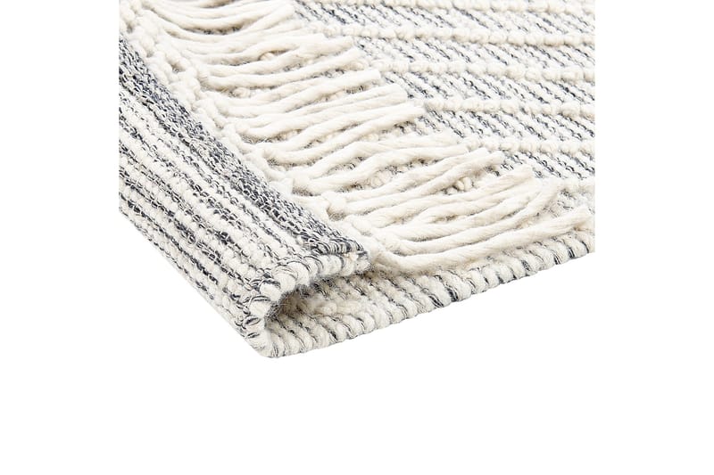 Savur Ullmatta 160x230 cm - Svart/Vit - Textilier & mattor - Mattor - Modern matta - Ullmattor