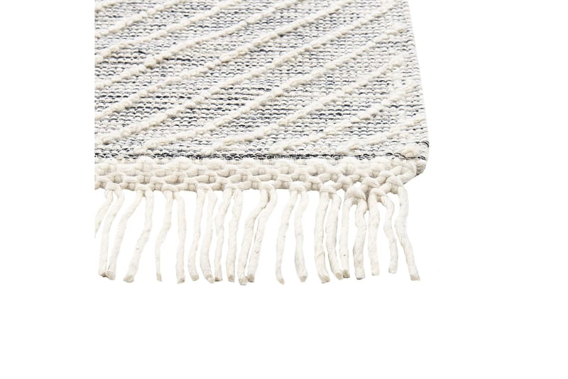 Savur Ullmatta 160x230 cm - Svart/Vit - Textilier & mattor - Mattor - Modern matta - Ullmattor