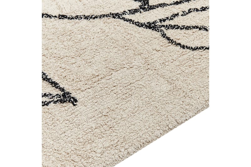 Sazli Bomullsmatta 160x230 cm - Beige - Textilier & mattor - Mattor - Modern matta - Bomullsmattor