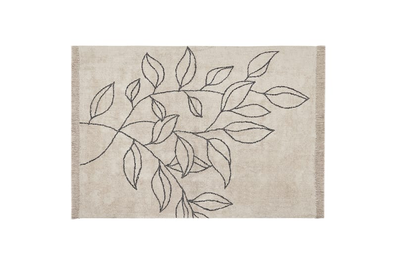 Sazli Bomullsmatta 160x230 cm Beige - Bomullsmattor