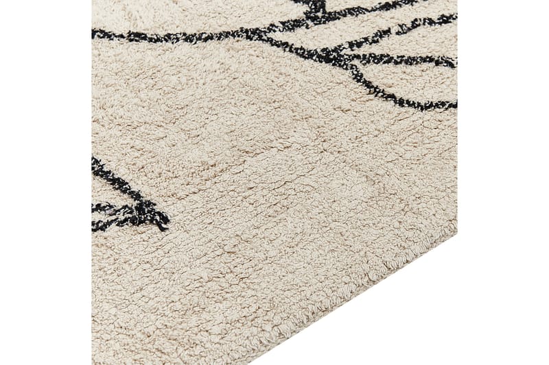 Sazli Bomullsmatta 80x150 cm - Beige - Textilier & mattor - Mattor - Modern matta - Bomullsmattor