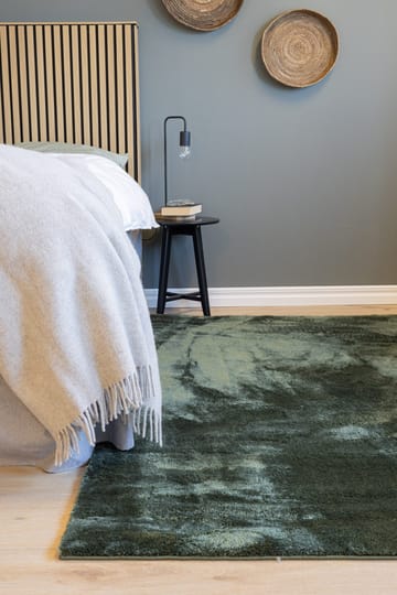 Cozy Ryamatta 110x160 cm Rektangulär - Grön - Textilier & mattor - Mattor - Modern matta - Ryamattor