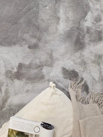 Cozy Ryamatta 110x160 cm Rektangulär - Silver - Textilier & mattor - Mattor - Modern matta - Ryamattor